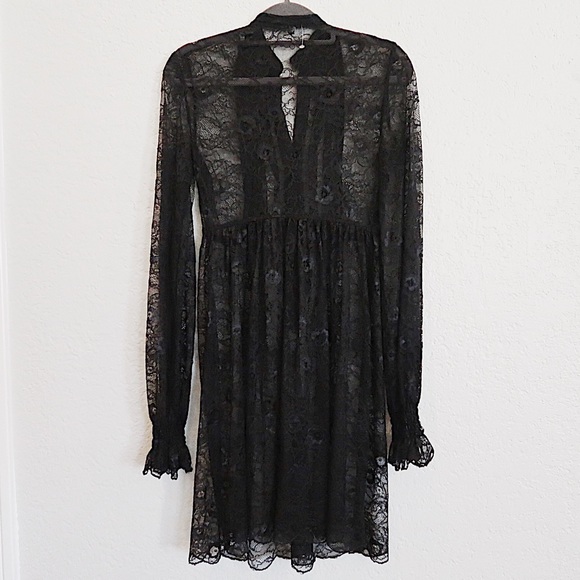 David Naman Lace Pearl Dress - Picture 5 of 6